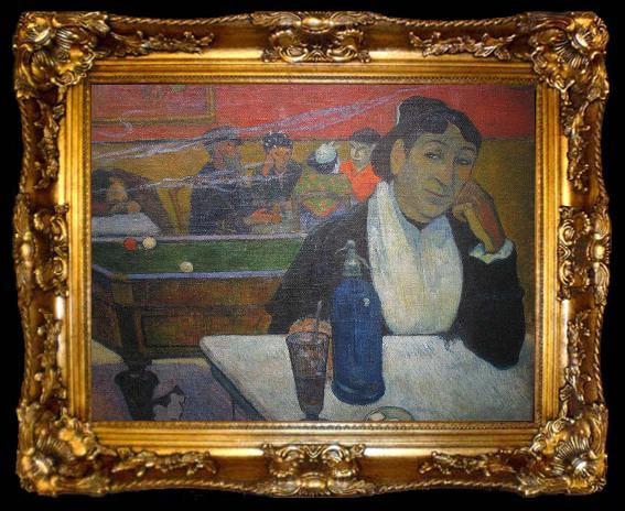 framed  Paul Gauguin Cafe at Arles, ta009-2